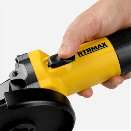 Rtrmax RTM102 Avuç Taşlama Makinesi 115 mm