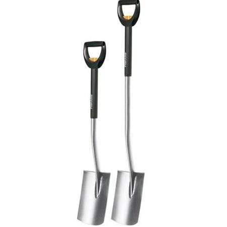 Fiskars 131310-1000620 Teleskopik Bahçe Küreği Düz Uçlu